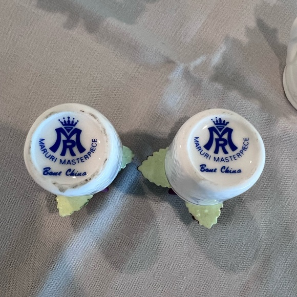 Miniature bone China miniature flower figurines - Picture 13 of 13